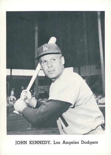 1965 Jay Publishing Los Angeles Dodgers Set B #NNO John Kennedy Front