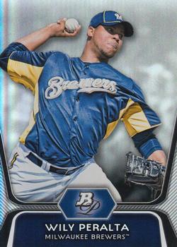 2012 Bowman Platinum - Prospects #BPP33 Wily Peralta Front