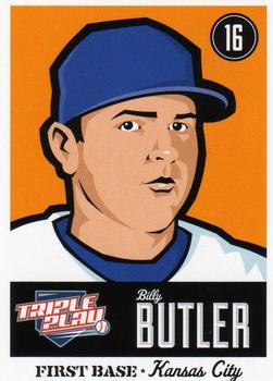 2012 Panini Triple Play #35 Billy Butler Front