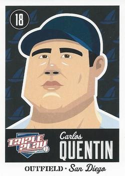 2012 Panini Triple Play #67 Carlos Quentin Front