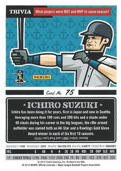 2012 Panini Triple Play #75 Ichiro Suzuki Back