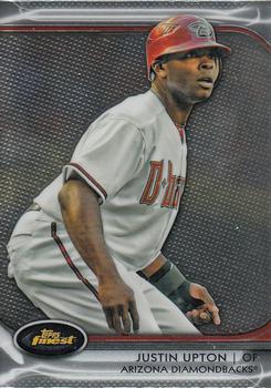 2012 Finest #7 Justin Upton Front