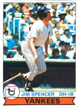 1979 Topps Burger King New York Yankees #17 Jim Spencer Front