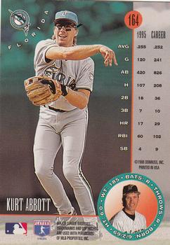1996 Leaf #164 Kurt Abbott Back