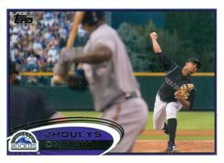 2012 Topps Mini #45 Jhoulys Chacin Front
