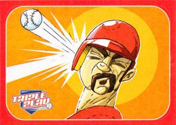 2012 Panini Triple Play - Stickers #10 Beanball Front