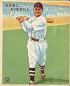 1933 Goudey (R319) #194 Earl Averill Front