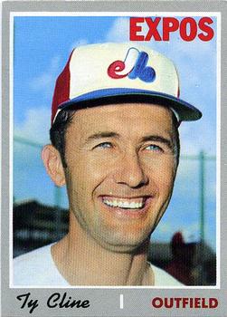 1970 Topps #164 Ty Cline Front