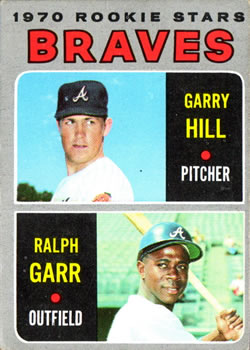 1970 Topps #172 Braves 1970 Rookie Stars (Garry Hill / Ralph Garr) Front