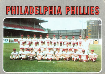 1970 Topps #436 Philadelphia Phillies Front
