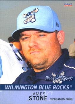 2012 Choice Wilmington Blue Rocks #30 James Stone Front