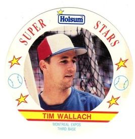 1991 Holsum Discs #3 Tim Wallach Front