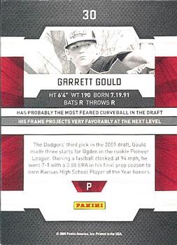 2009 Donruss Elite Extra Edition #30 Garrett Gould Back