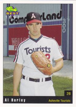 1991 Classic Best Asheville Tourists #14 Al Harley Front