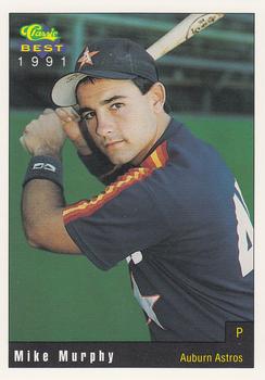 1991 Classic Best Auburn Astros #14 Mike Murphy Front