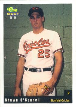 1991 Classic Best Bluefield Orioles #23 Shawn O'Connell Front