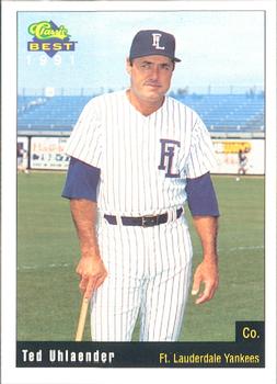 1991 Classic Best Ft. Lauderdale Yankees #8 Ted Uhlaender Front