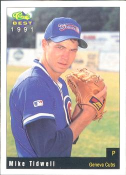 1991 Classic Best Geneva Cubs #22 Mike Tidwell Front
