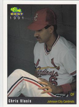 1991 Classic Best Johnson City Cardinals #13 Chris Vlasis Front