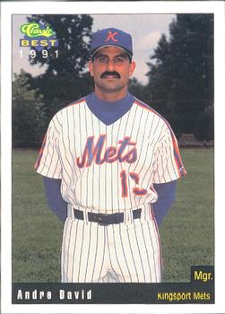 1991 Classic Best Kingsport Mets #24 Andre David Front