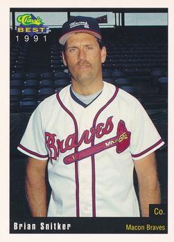 1991 Classic Best Macon Braves #18 Brian Snitker Front