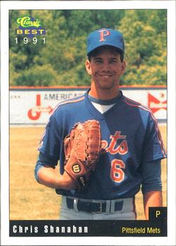 1991 Classic Best Pittsfield Mets #16 Chris Shanahan Front