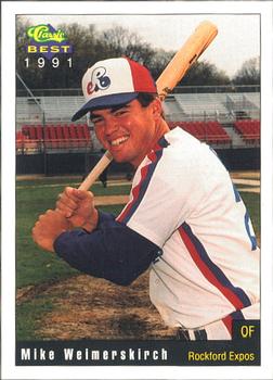 1991 Classic Best Rockford Expos #26 Mike Weimerskirch Front