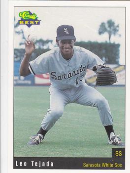 1991 Classic Best Sarasota White Sox #21 Leo Tejada Front