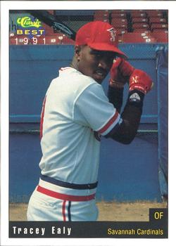 1991 Classic Best Savannah Cardinals #24 Tracey Ealy Front
