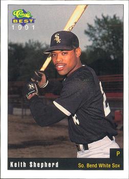 1991 Classic Best South Bend White Sox #20 Keith Shepherd Front