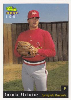 1991 Classic Best Springfield Cardinals #17 Dennis Fletcher Front