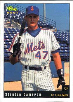 1991 Classic Best St. Lucie Mets #4 Stanton Cameron Front