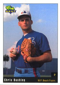 1991 Classic Best West Palm Beach Expos #3 Chris Bushing Front
