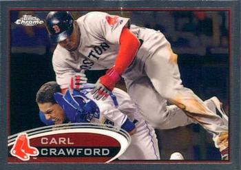 2012 Topps Chrome #29 Carl Crawford Front