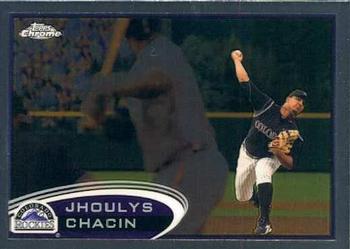 2012 Topps Chrome #44 Jhoulys Chacin Front