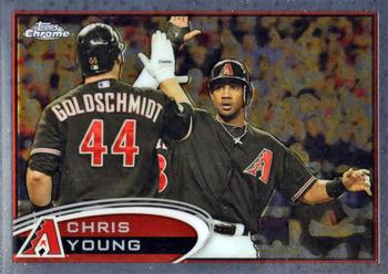 2012 Topps Chrome #145 Chris Young Front
