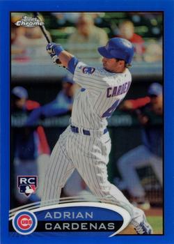 2012 Topps Chrome - Blue Refractors #187 Adrian Cardenas Front