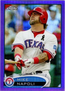 2012 Topps Chrome - Purple Refractors #56 Mike Napoli Front