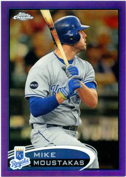 2012 Topps Chrome - Purple Refractors #89 Mike Moustakas Front