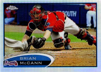 2012 Topps Chrome - Refractors #9 Brian McCann Front