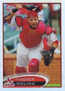 2012 Topps Chrome - Refractors #97 Yadier Molina Front