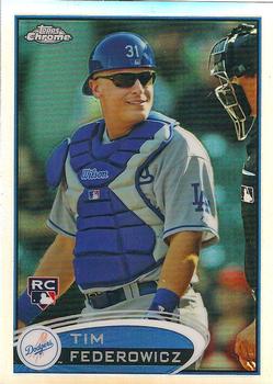 2012 Topps Chrome - Refractors #157 Tim Federowicz Front