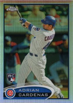 2012 Topps Chrome - Refractors #187 Adrian Cardenas Front