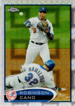 2012 Topps Chrome - X-Fractors #143 Robinson Cano Front