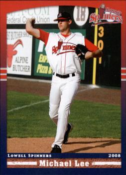 2008 Grandstand Lowell Spinners #NNO Michael Lee Front