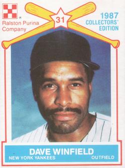 1987 Ralston Purina #4 Dave Winfield Front