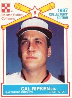 1987 Ralston Purina #12 Cal Ripken Jr. Front
