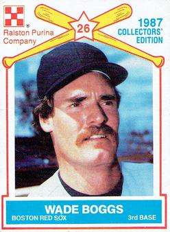 1987 Ralston Purina #3 Wade Boggs Front