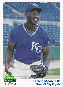 1992 Classic Best Baseball City Royals #14 Kerwin Moore Front