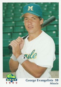 1992 Classic Best Fort Myers Miracle #3 George Evangelista Front